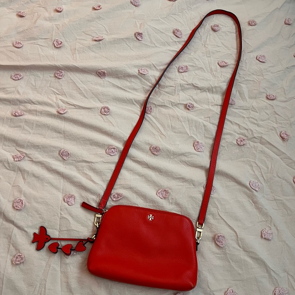 Red Tory Burch Cross-body Bag